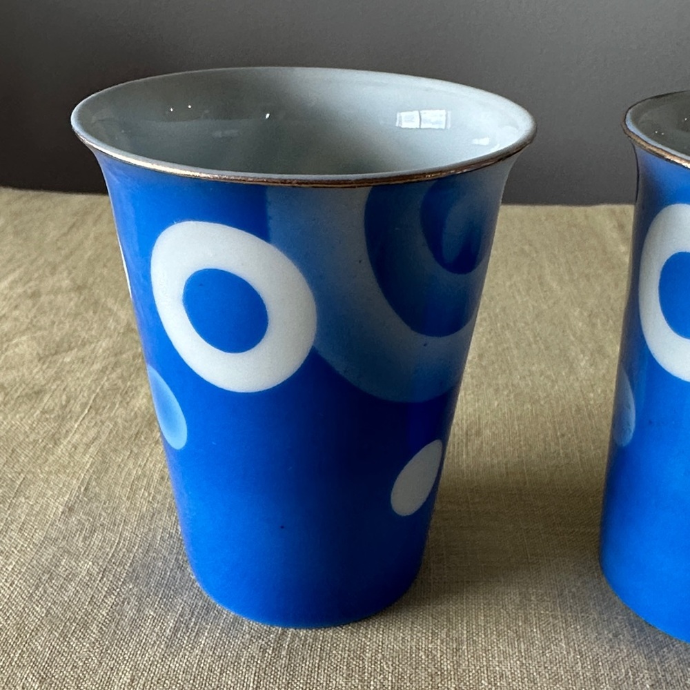 Mepoco Ware Japan Blue and White Cups - Picture 5 of 9